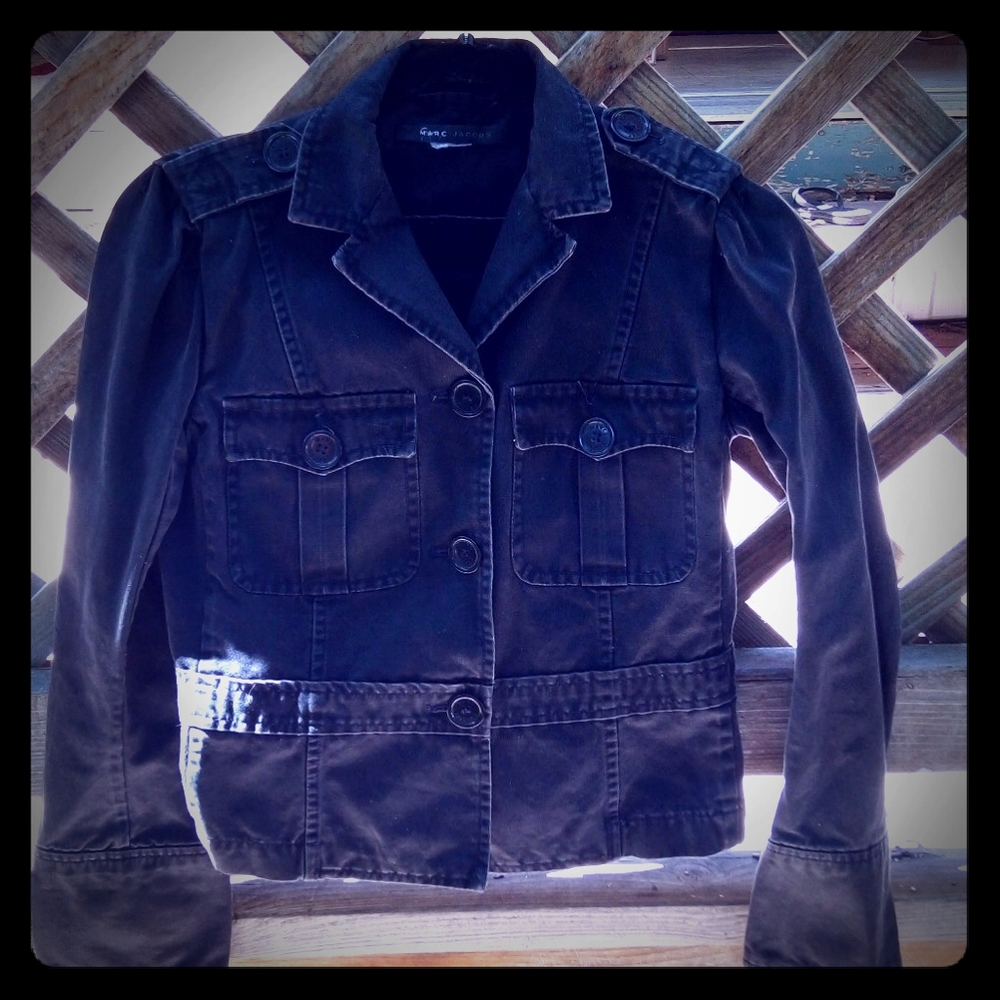 Marc Jacobs military black blazer XS